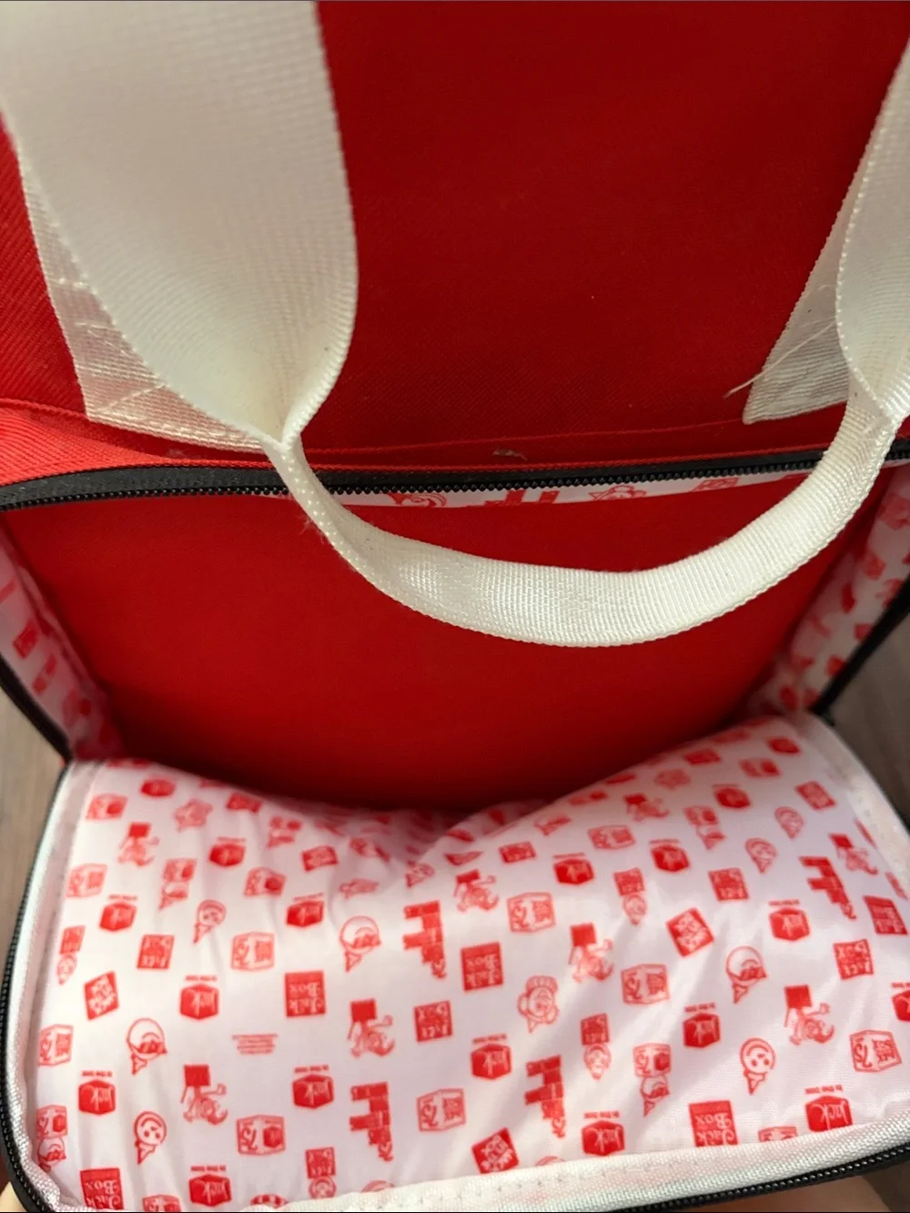 JACK in the Box 75 years large insulated backpack cooler bag with 3 cups!NEW